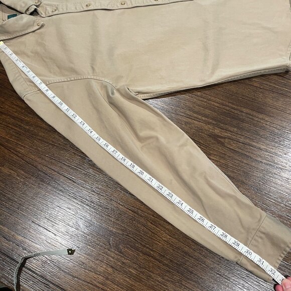 J.Crew Men's Sz L Relaxed Garment-Dyed Heavyweight Twill Shirt Tan BV491 - Picture 7 of 8